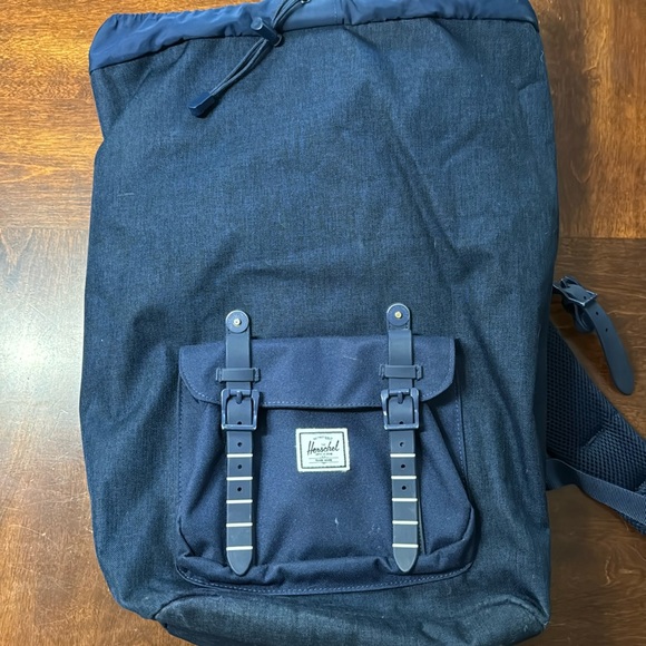 Herschel Navy Little America Backpack - Picture 2 of 5
